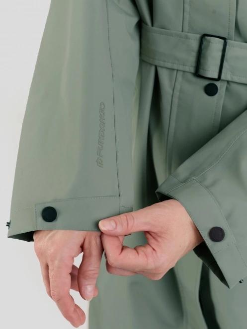 Fundango Brighton Trenchcoat női ballonkabát zöld színben 8