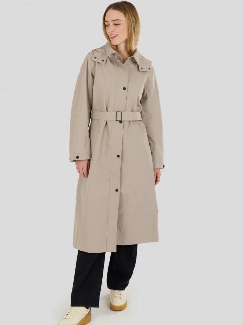 Fundango Brighton Trenchcoat női ballonkabát barna színben 4