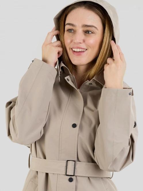 Fundango Brighton Trenchcoat női ballonkabát barna színben 9