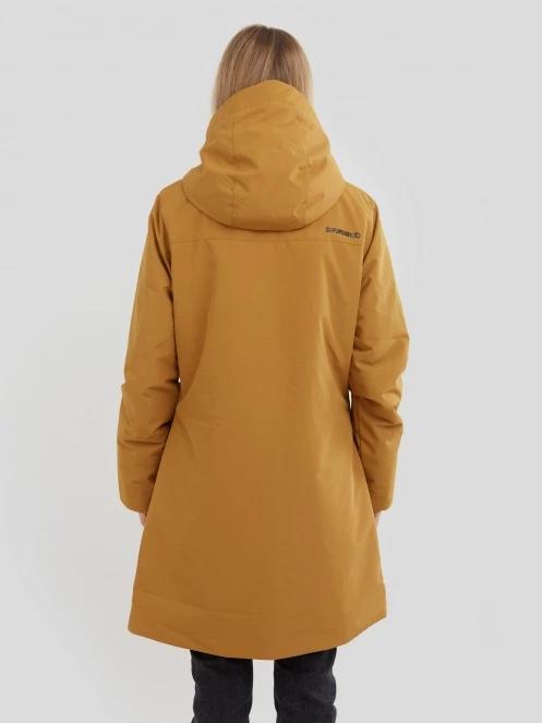 Fundango Perilla Parka Jacket női utcai kabát sárga színben 3