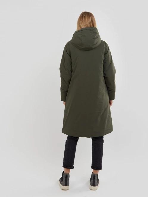 Fundango Carya Parka Jacket női utcai kabát oliva színben 3