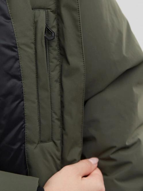 Fundango Carya Parka Jacket női utcai kabát oliva színben 7