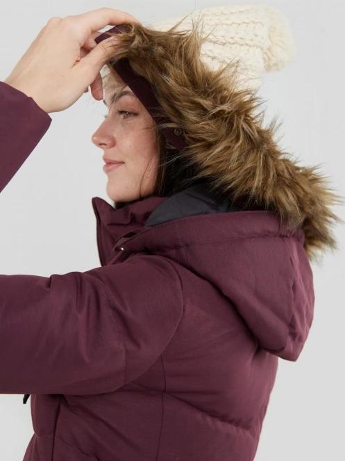 Fundango Puppis Padded Jacket női télikabát lila színben 7