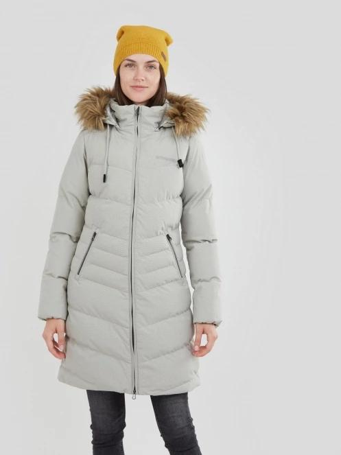 Fundango Puppis Padded Jacket női télikabát szürke színben 2