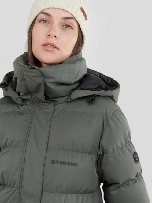 Fundango Sabina Padded Jacket női télikabát oliva színben 6