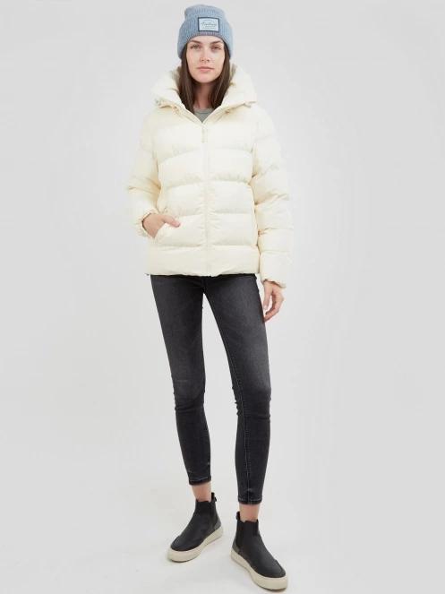 Fundango Amber Padded Jacket női utcai kabát homok színben 4
