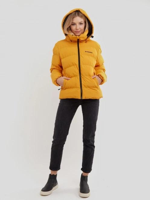 Fundango Amber Padded Jacket női utcai kabát sárga színben 4
