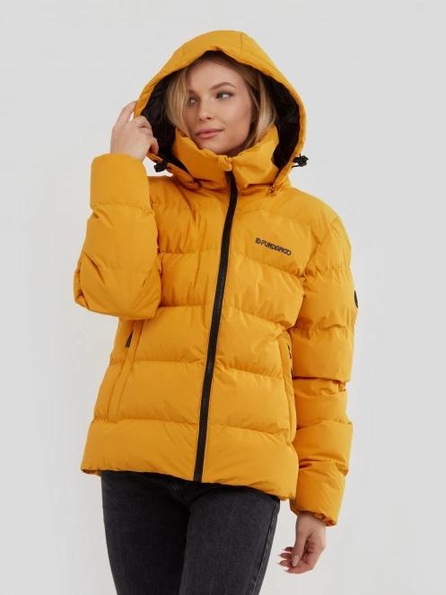 Fundango Amber Padded Jacket női utcai kabát sárga színben 5