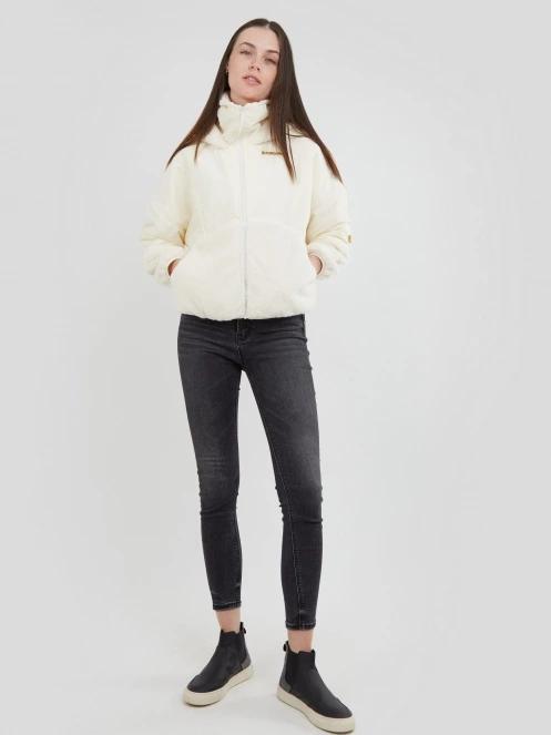 Fundango Sansa Hybrid Jacket női utcai kabát fehér színben 4