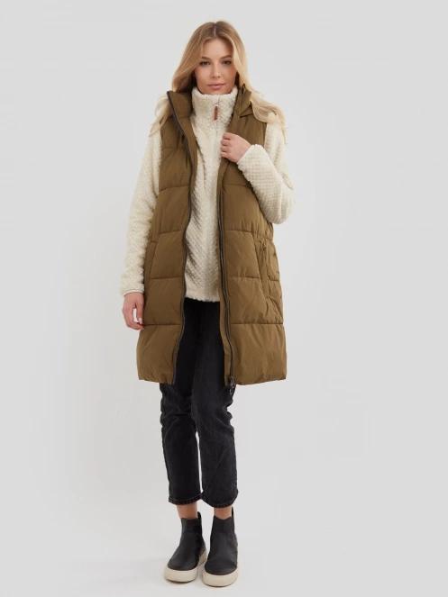 Fundango Scarlet Padded Vest női mellény oliva színben 4
