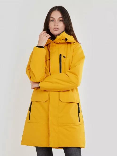 Fundango Perilla Parka Jacket női télikabát sárga színben 2