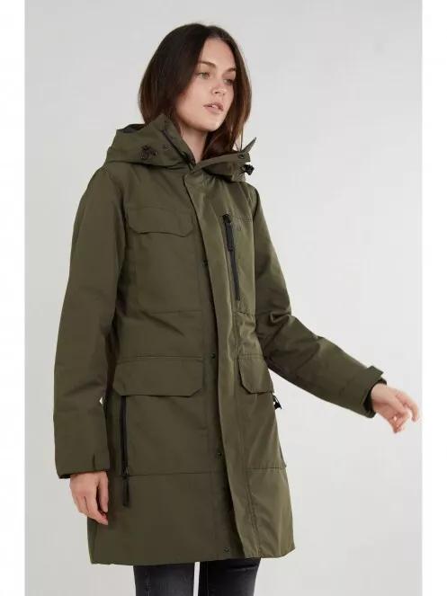 Fundango Perilla Parka Jacket női télikabát oliva színben 4