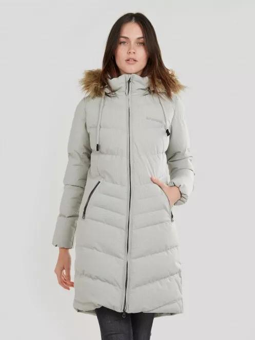 Fundango Puppis Padded Jacket női télikabát szürke színben 2