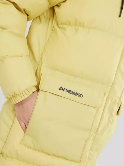 Fundango Meryll Padded Jacket női utcai kabát sárga színben 5