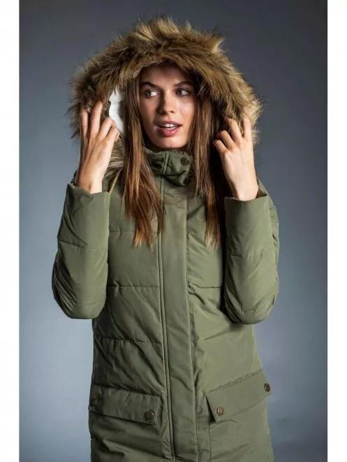 Fundango BONITA Padded Jacket női télikabát oliva színben 2