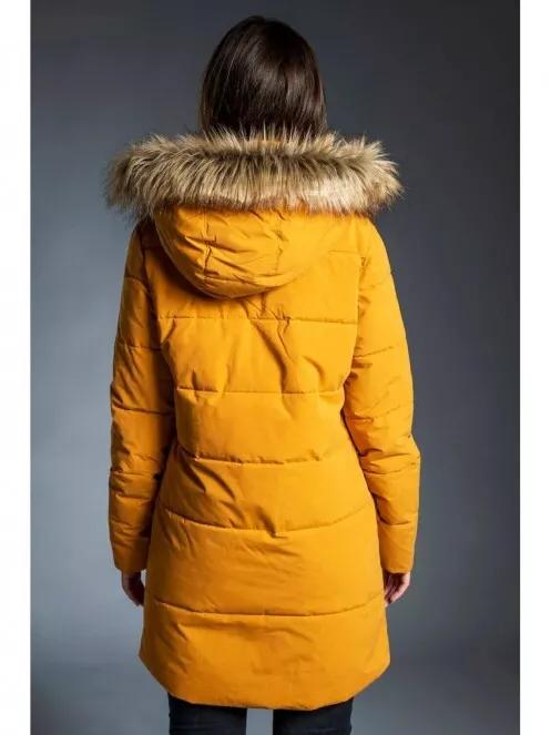 Fundango BONITA Padded Jacket női télikabát sárga színben 4
