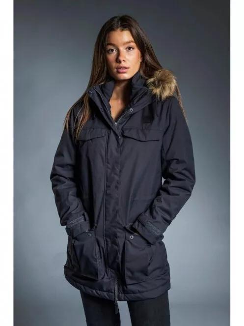 Fundango MAGNOLIA Parka Jacket női télikabát fekete színben 4