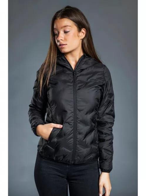 رئيس شمال شرق حضارة  Fundango ALSEA Hooded Down Jacket női utcai kabát, dzseki - fekete |  Fundango