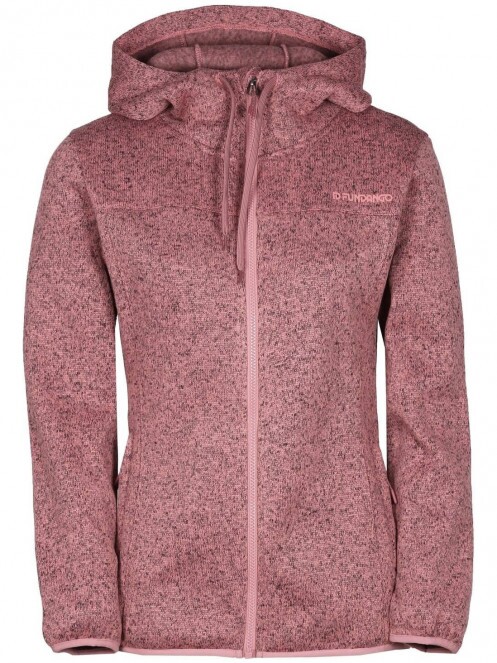 Fundango Share Hooded Fleece női kapucnis pulóver rózsaszín színben 5
