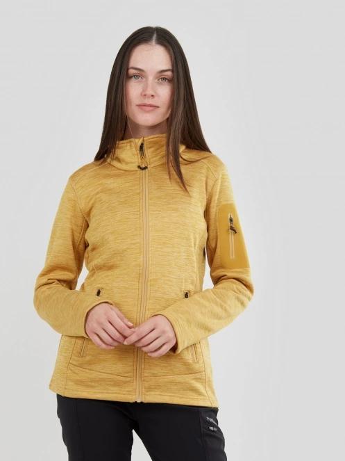 Fundango Antila Fleece Jacket női polár pulóver sárga színben 2