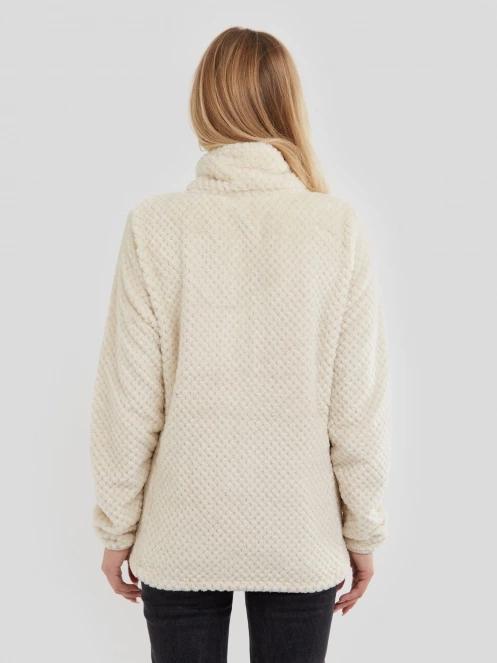 Fundango Shiren Fleece Jacket női polár pulóver homok színben 4