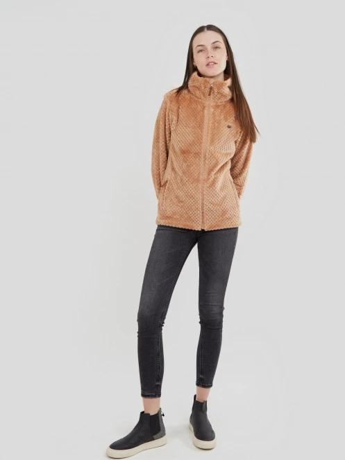 Fundango Shiren Fleece Jacket női polár pulóver oliva színben 4