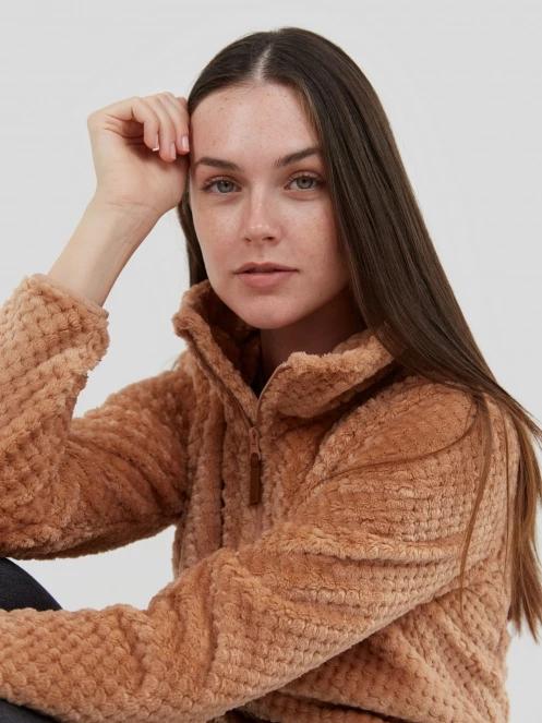 Fundango Shiren Fleece Jacket női polár pulóver oliva színben 6