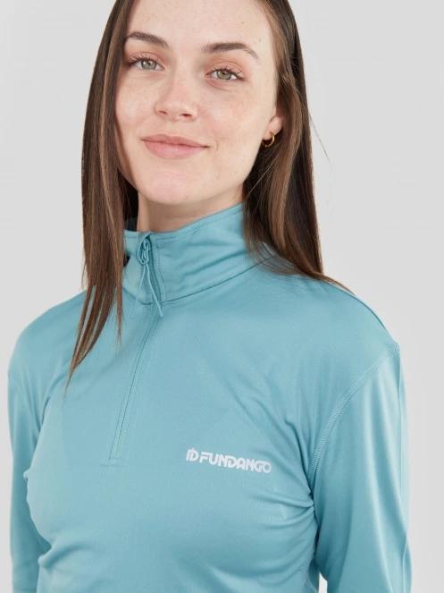 Fundango Yade Baselayer női aláöltöző felső kék színben 5