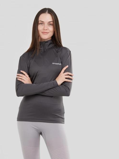 Fundango Yade Baselayer női aláöltöző felső szürke színben 2