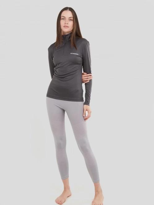 Fundango Yade Baselayer női aláöltöző felső szürke színben 4