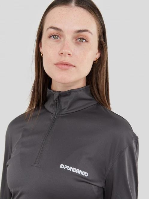 Fundango Yade Baselayer női aláöltöző felső szürke színben 6