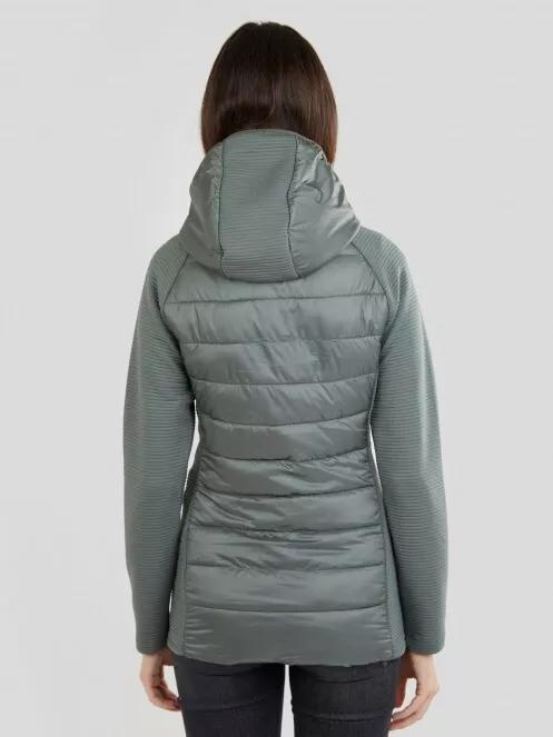 Fundango Afton Hybrid Jacket női softshell kabát oliva színben 3