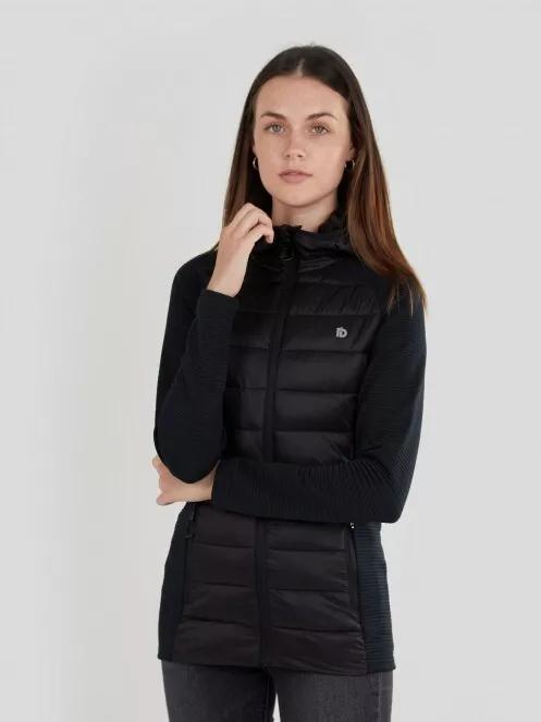 Fundango Afton Hybrid Jacket női softshell kabát fekete színben 2
