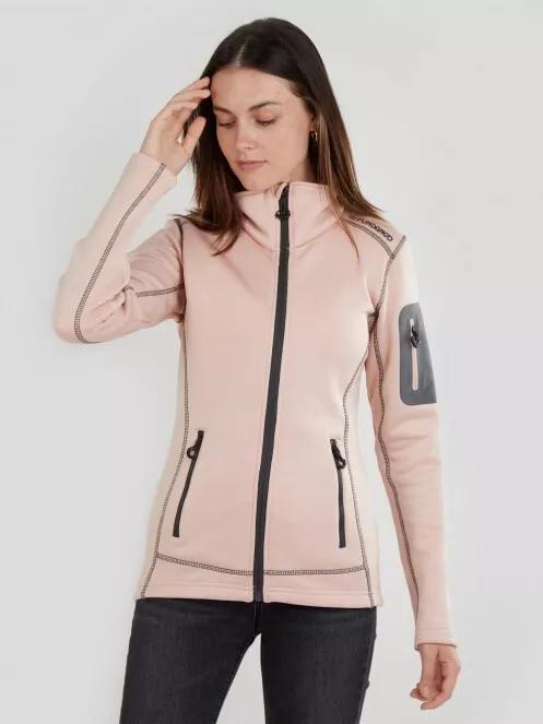 Fundango Antila Fleece Jacket női polár pulóver rózsaszín színben 2