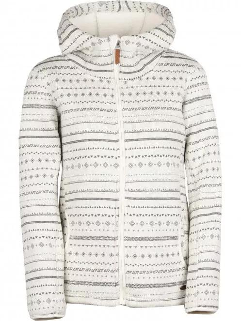 Fundango Ara Fleece Jacket női kapucnis pulóver fehér színben 6