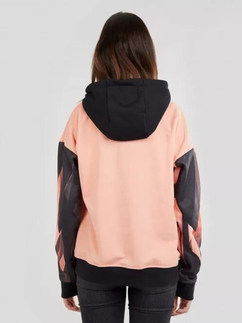 Fundango MYSTIC Tech pullover női kapucnis pulóver rózsaszín színben 3