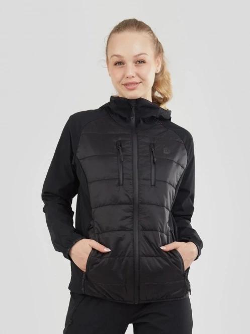 Fundango Mina Hybrid Jacket női softshell kabát fekete színben 2