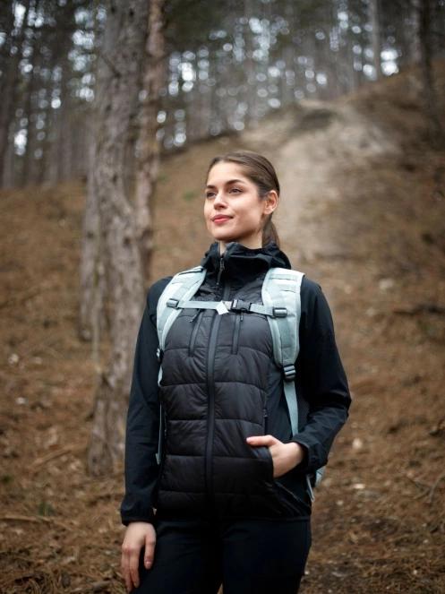 Fundango Mina Hybrid Jacket női softshell kabát fekete színben 7