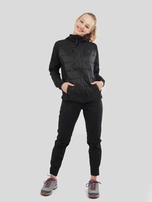 Fundango Mina Hybrid Jacket női softshell kabát fekete színben 4