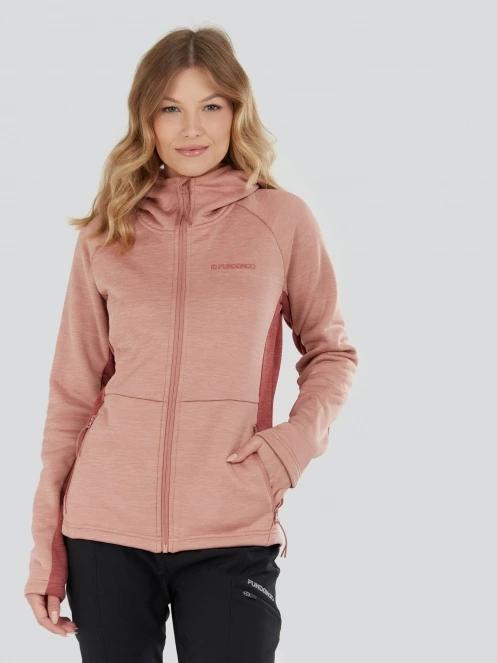 Fundango Alita Fleece Jacket női polár pulóver rózsaszín színben 2