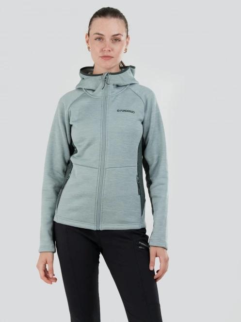 Fundango Alita Fleece Jacket női polár pulóver zöld színben 2