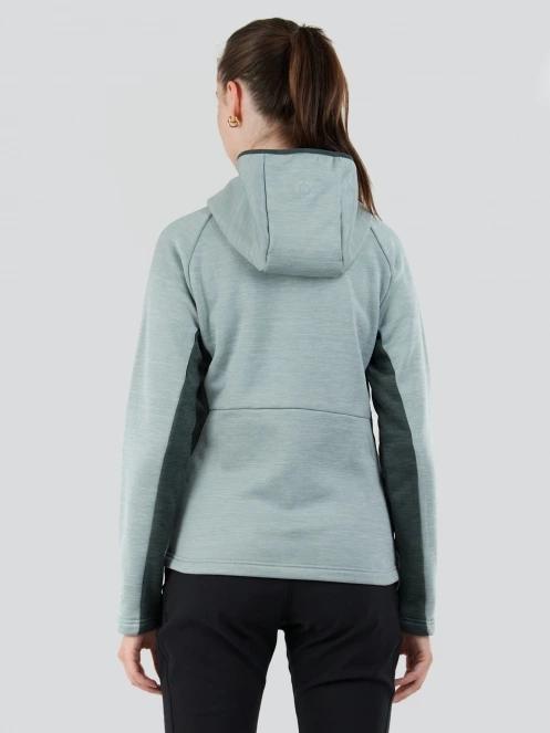 Fundango Alita Fleece Jacket női polár pulóver zöld színben 3