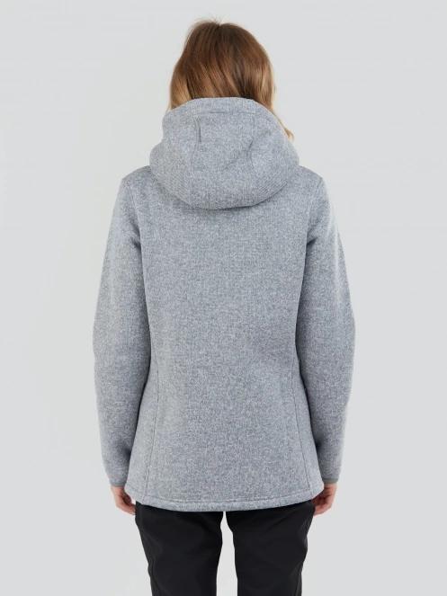 Fundango Ara Fleece Jacket női polár pulóver szürke színben 3