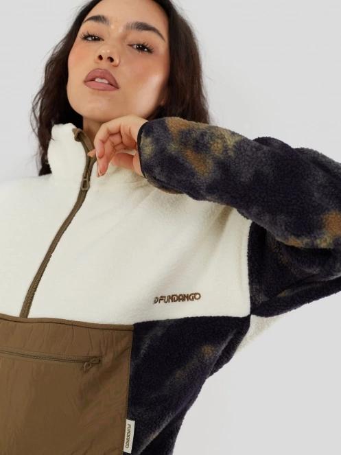 Fundango Riva Hybrid Pullover női hibrid felső zöld színben 6