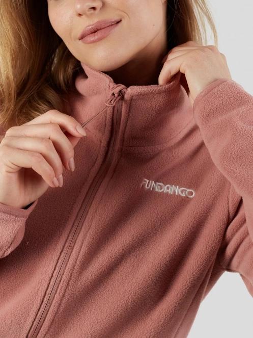 Fundango Serena Fleece Jacket női polár pulóver rózsaszín színben 5