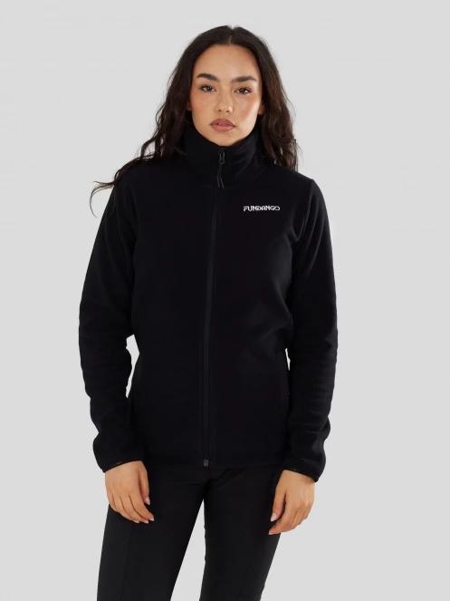 Fundango Serena Fleece Jacket női polár pulóver fekete színben 5