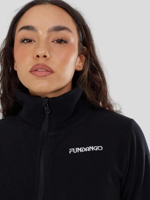 Fundango Serena Fleece Jacket női polár pulóver fekete színben 6