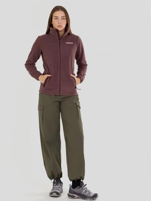 Fundango Serena Fleece Jacket női polár pulóver lila színben 4