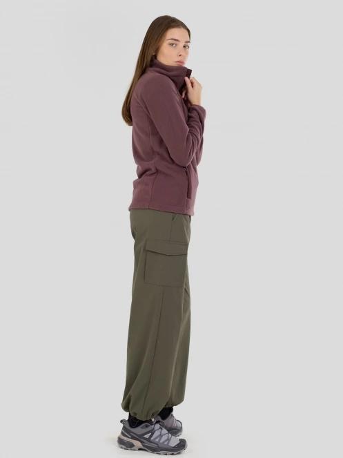 Fundango Serena Fleece Jacket női polár pulóver lila színben 5