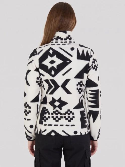 Fundango Serena Fleece Jacket női polár pulóver fehér színben 3